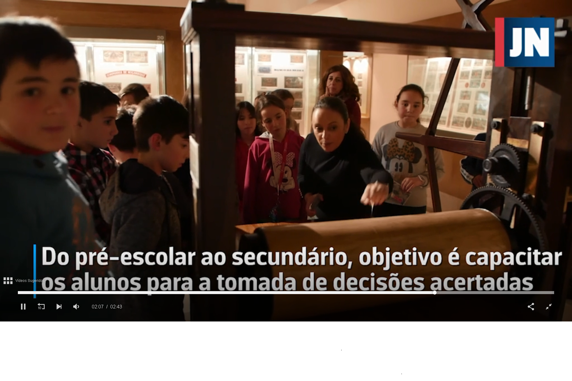 Jornal de Notícias acompanha visita ao Museu do papel Moeda
