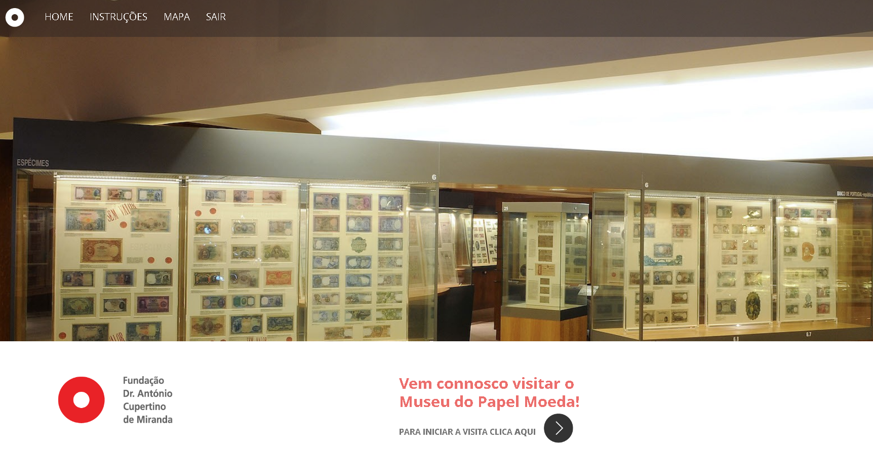Visita Online ao Museu do Papel Moeda
